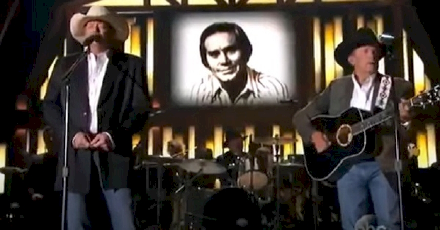 George Strait and Alan Jackson Honored George Jones with a Beautiful Rendition of ‘He Stopped Loving Her Today’