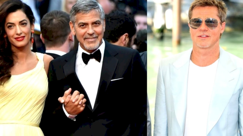 Amal Clooney Warns Brad Pitt to Stay Off Her Family After He Advised George Clooney to Divorce