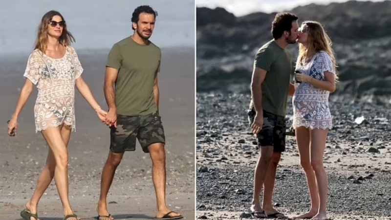 Gisele Bündchen Shares Romantic Costa Rica Kiss!
