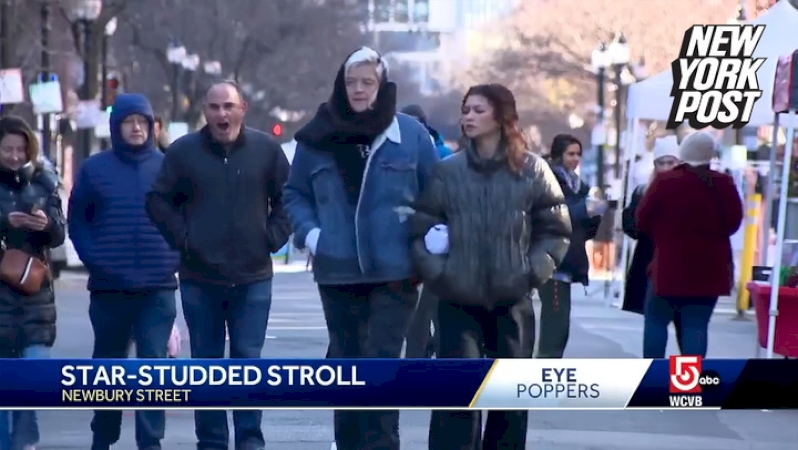 Zendaya Caught on Camera During a Boston Stroll with Mom